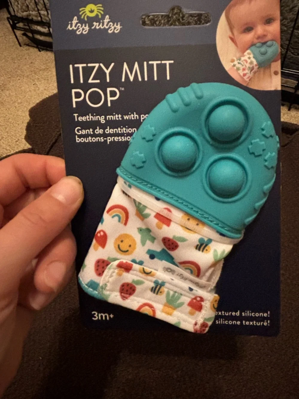 NWT Itzy Ritzy Mitt Teether - Picture 2 of 3